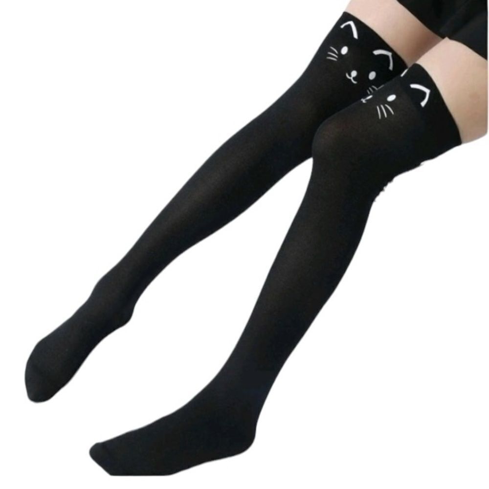 Cat Knee High Socks
